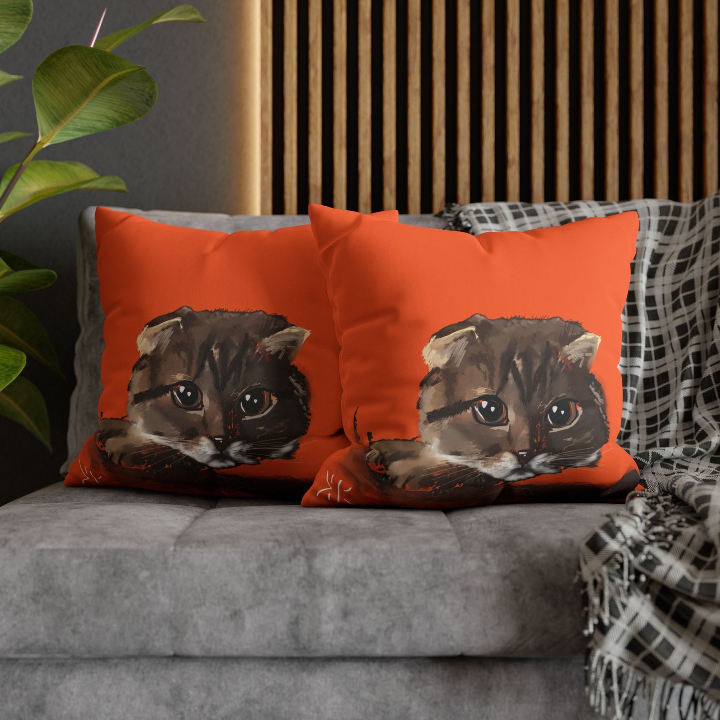 Pepe Pillowcase - Modern Art Portrait Watercolour Design