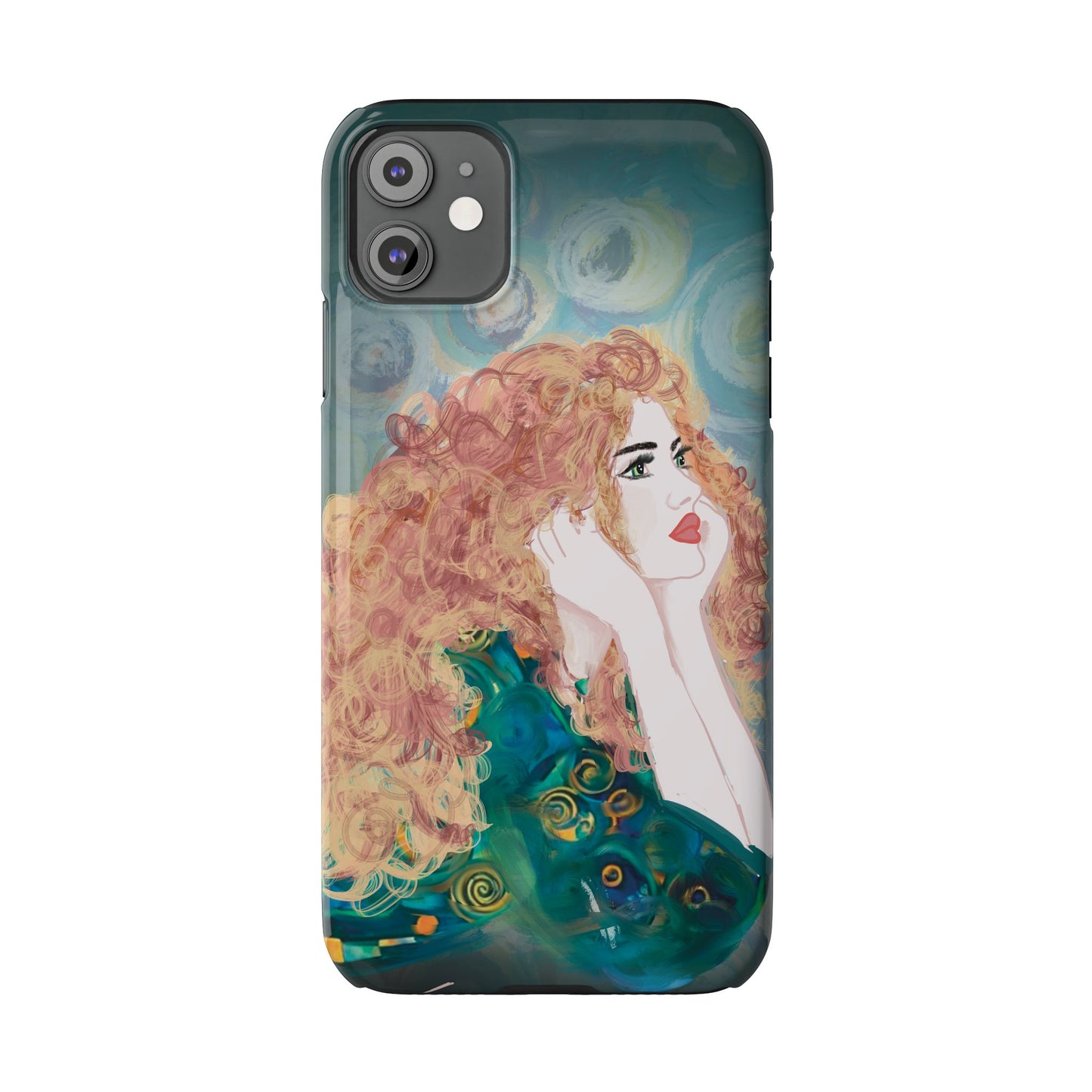 Copy of ' Modern Art  Slim Phone Case -LOVE