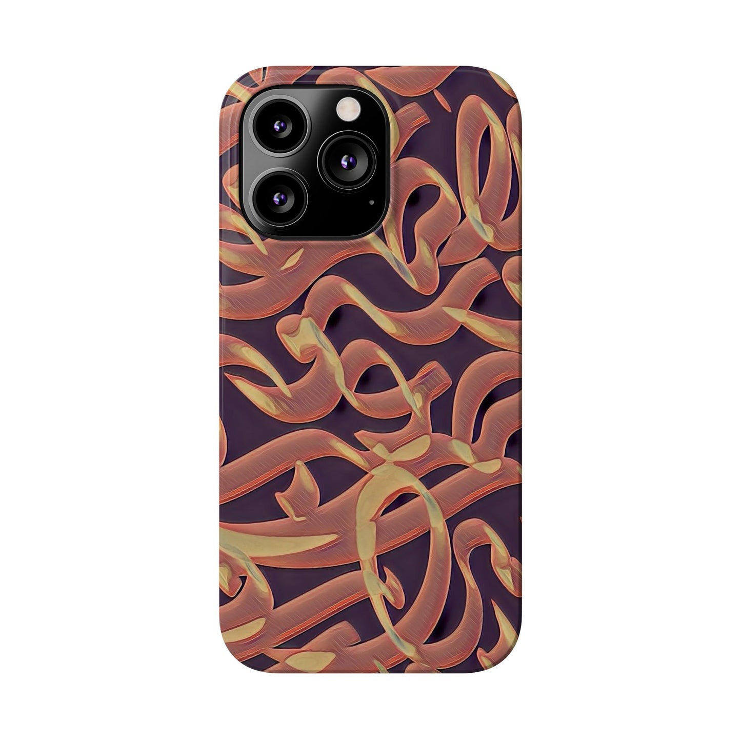 ' Modern Art Slim Phone Case -LOVE I-