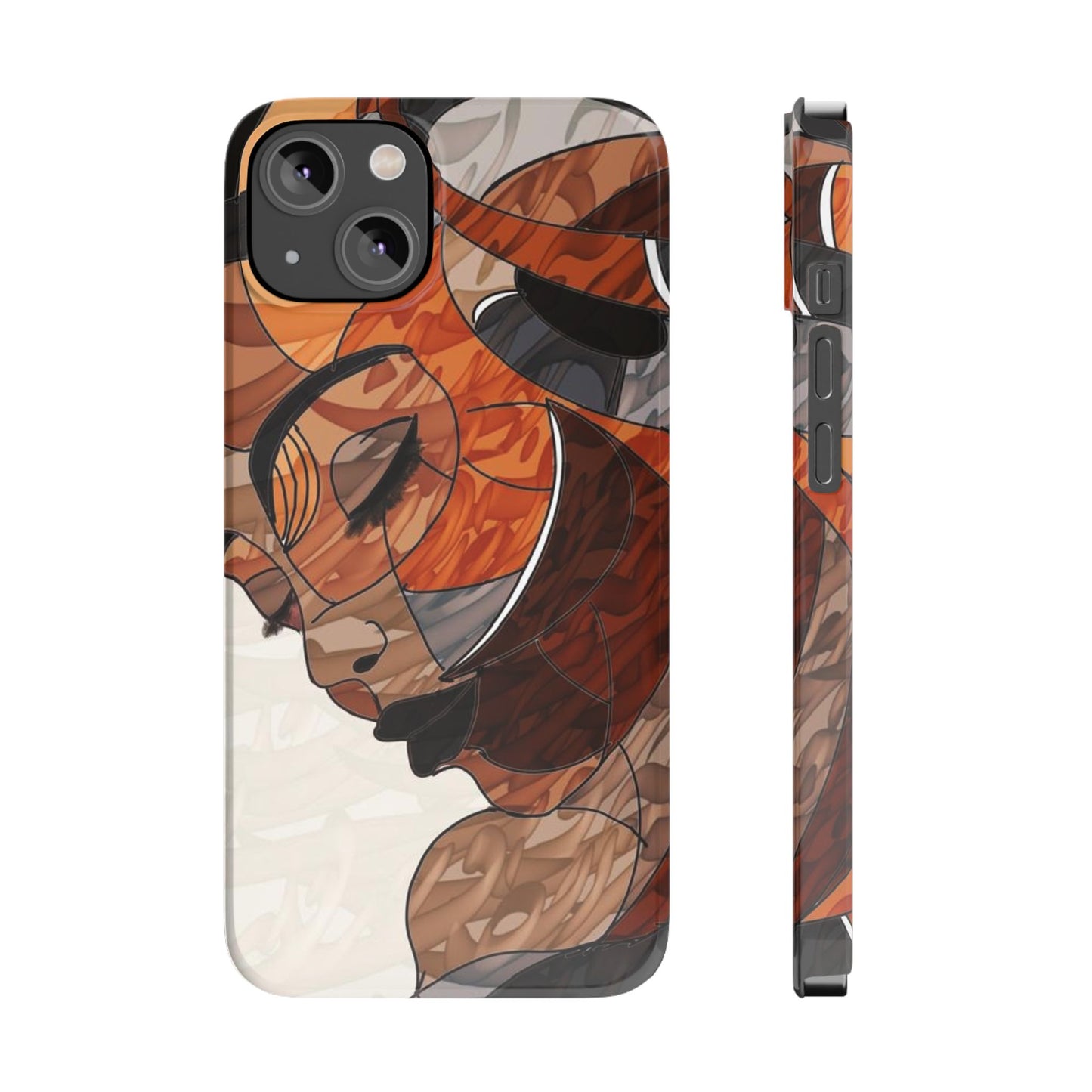 ' Modern Art Slim Phone Case -LOVE