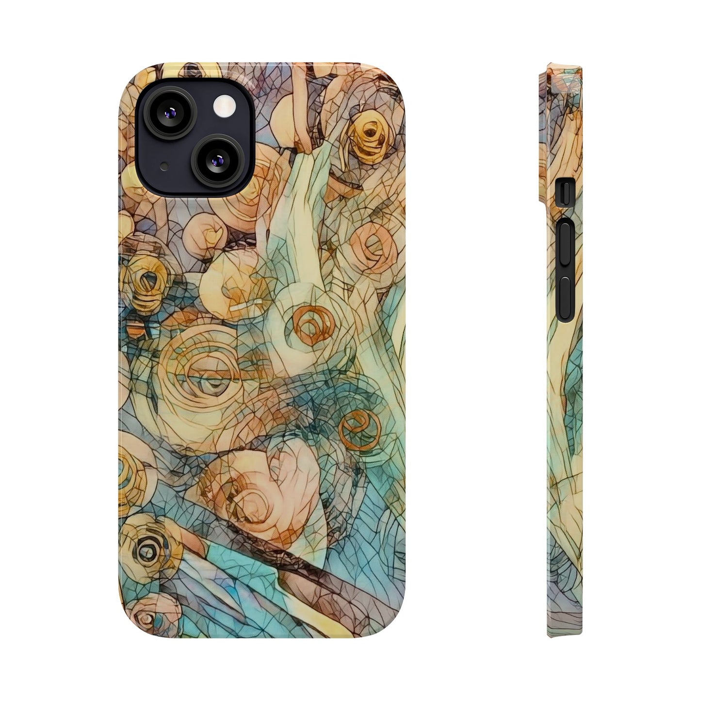 . ' Modern Art Slim Phone Case -.