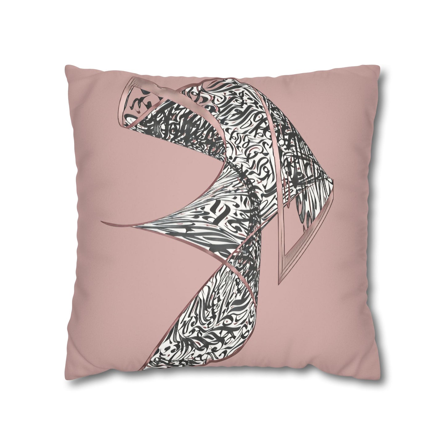 Kalli K Pillowcase - Modern Calligraphy Design