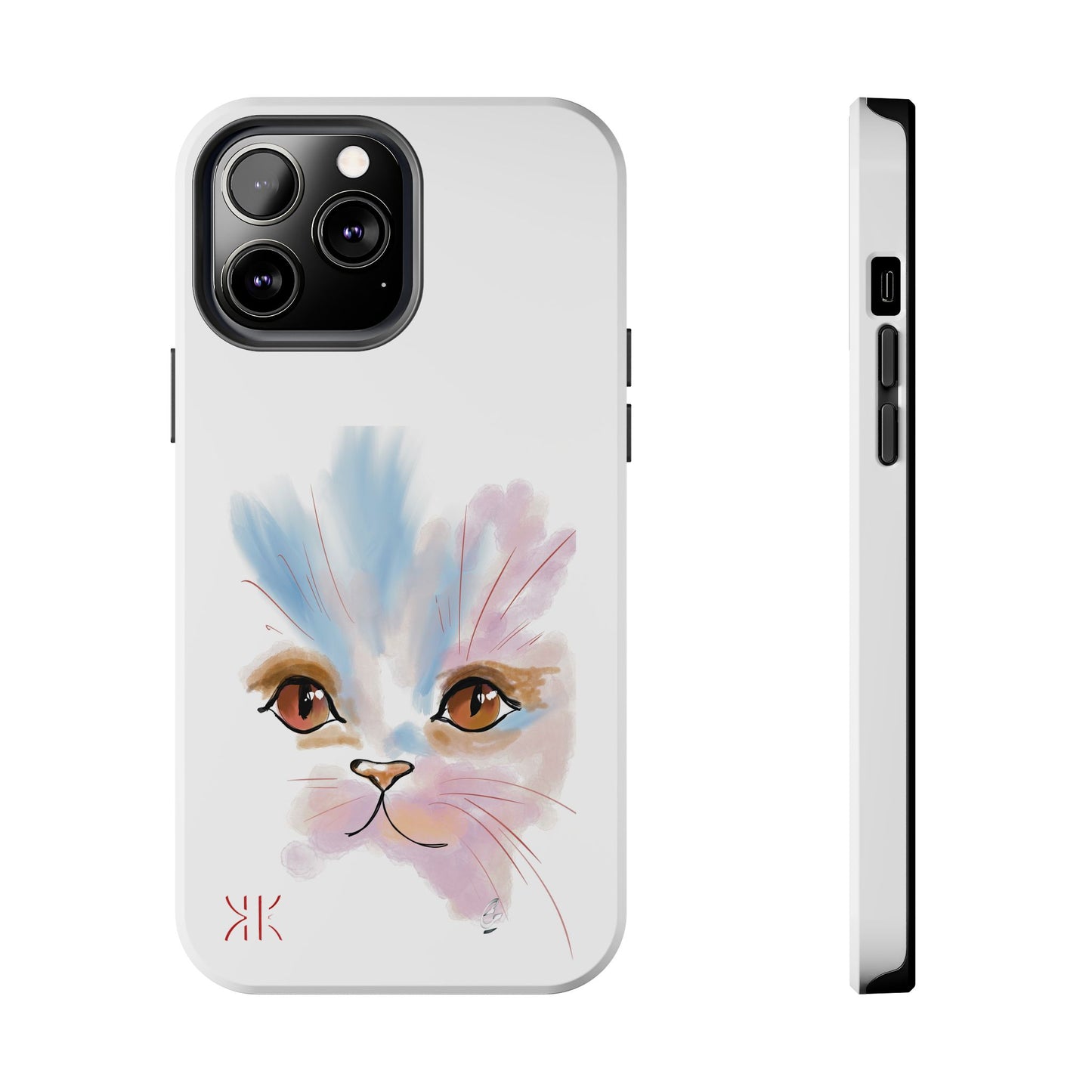 Cat Watercolour Tough Phone Case /
