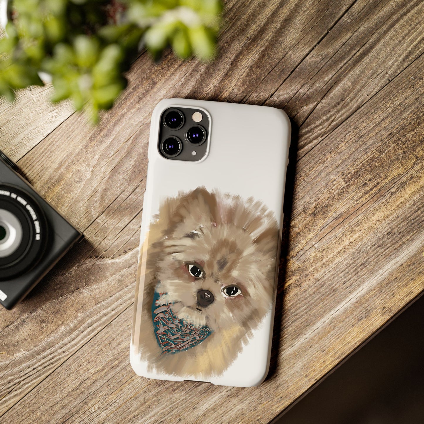 ' Modern Art Slim Phone Case-Lily
