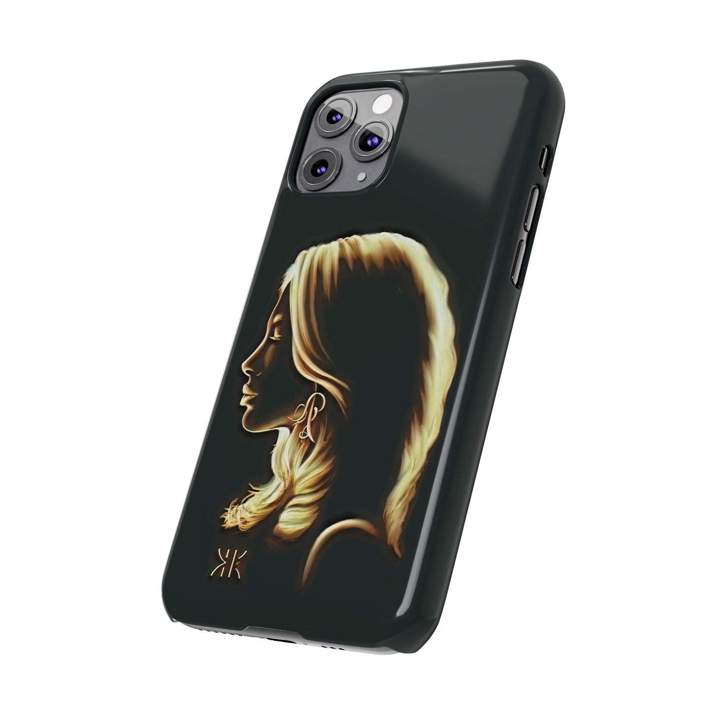 Copy of ' Modern Art Slim Phone Case -LOVE I-