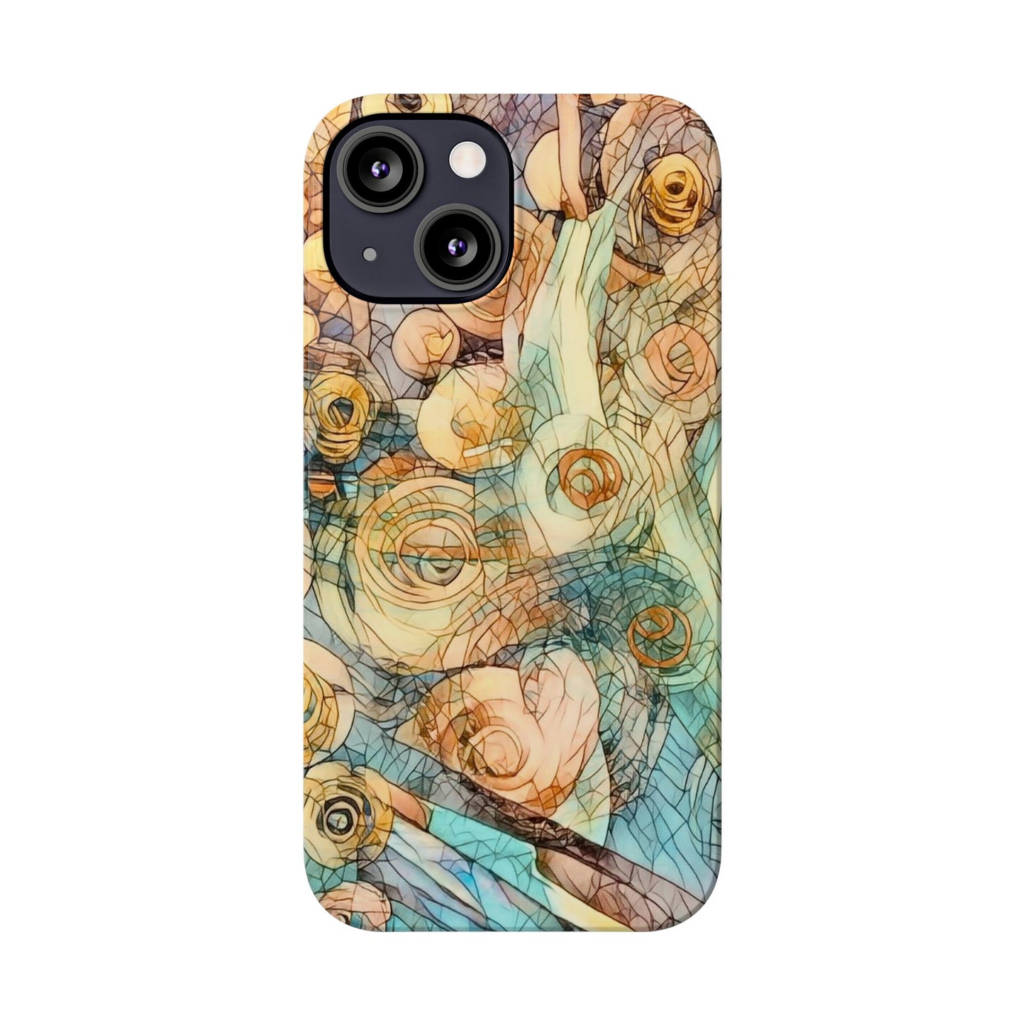 . ' Modern Art Slim Phone Case -.