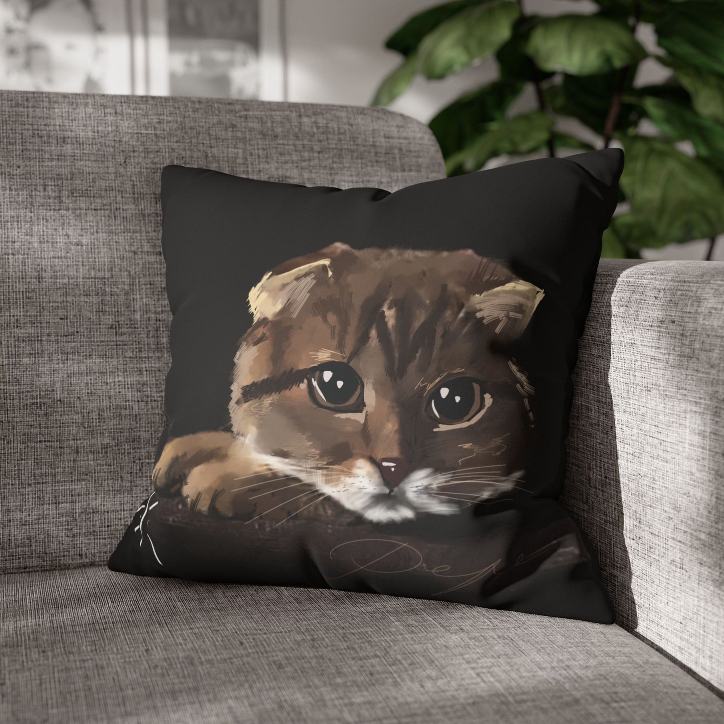 Copy of Pepe Pillowcase -Modern Art Portrait Watercolour Design