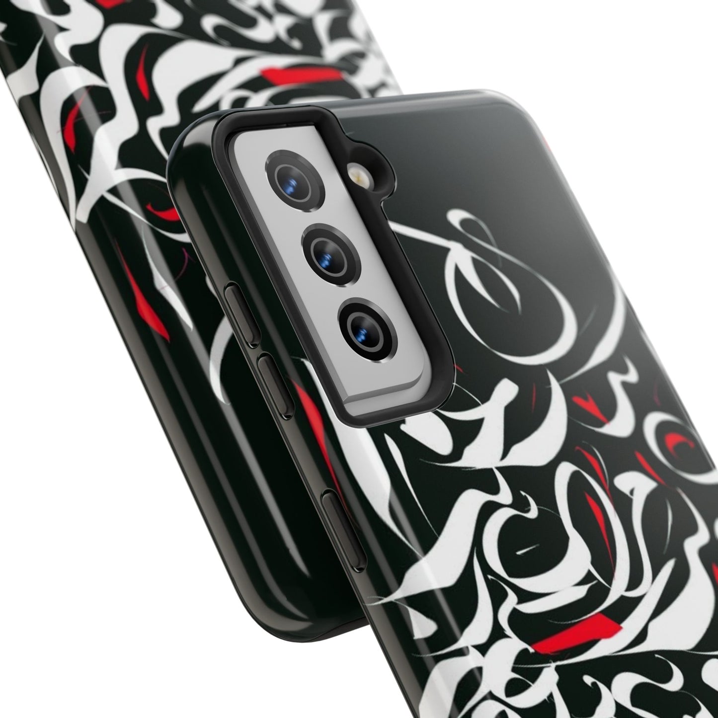 Phone Case Calligraphy Red Black White Tough Phone Case