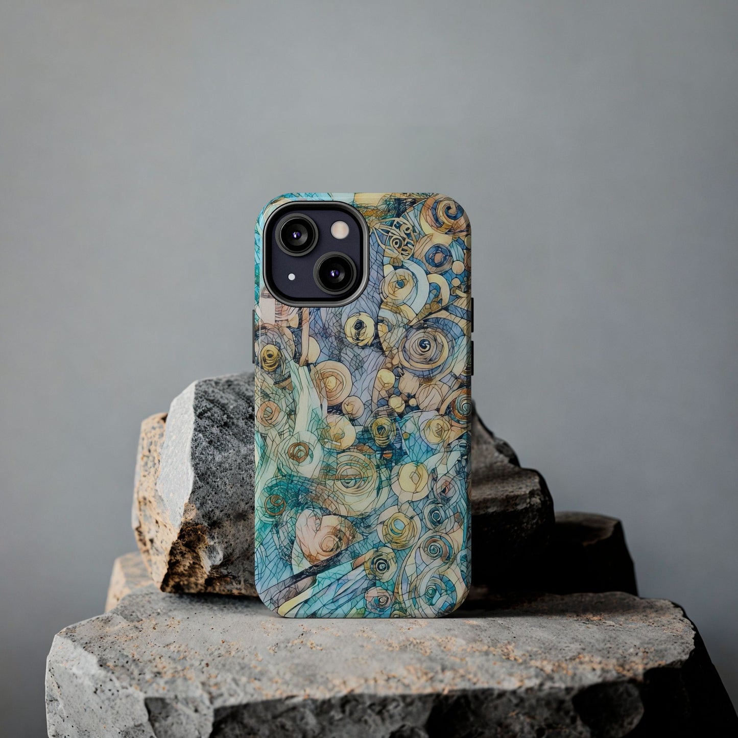 Golden Swirls Phone Case