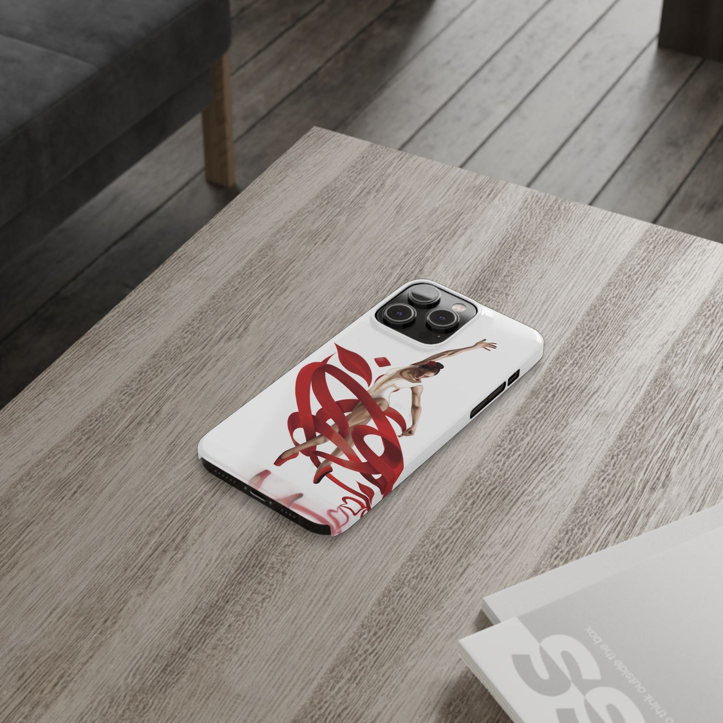 Elegant Ballet Dancer Ribbon Slim Phone Case - Perfect for Dance Lovers