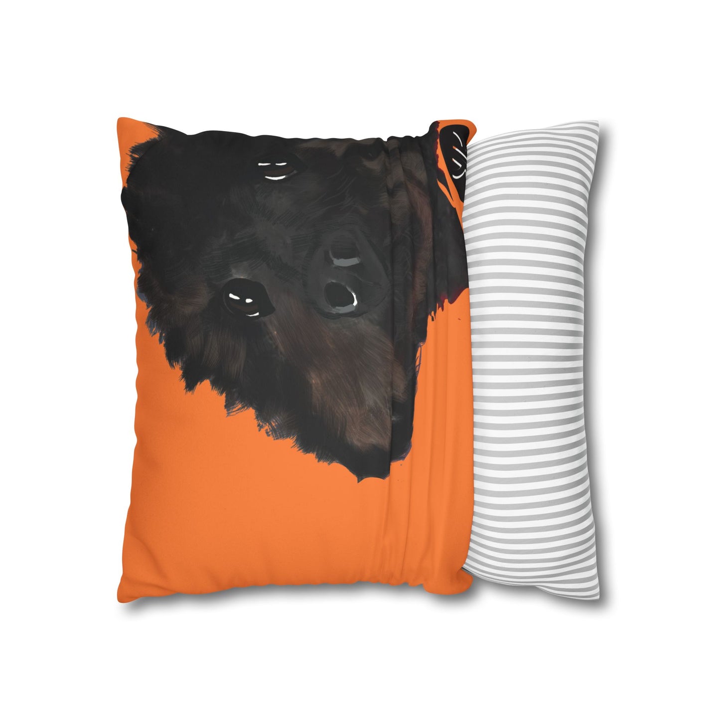 COAL Pillowcase - Modern Art Portrait Watercolour Design
