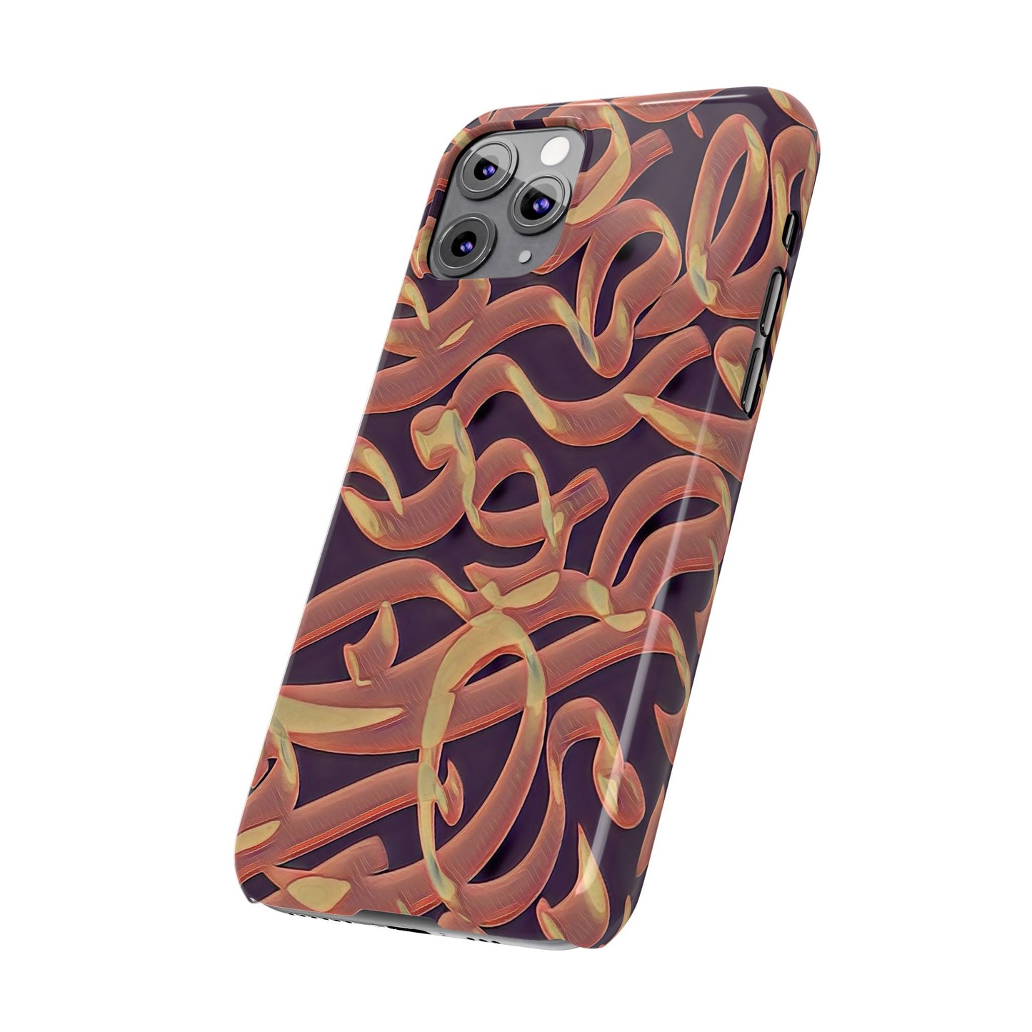 ' Modern Art Slim Phone Case -LOVE I-