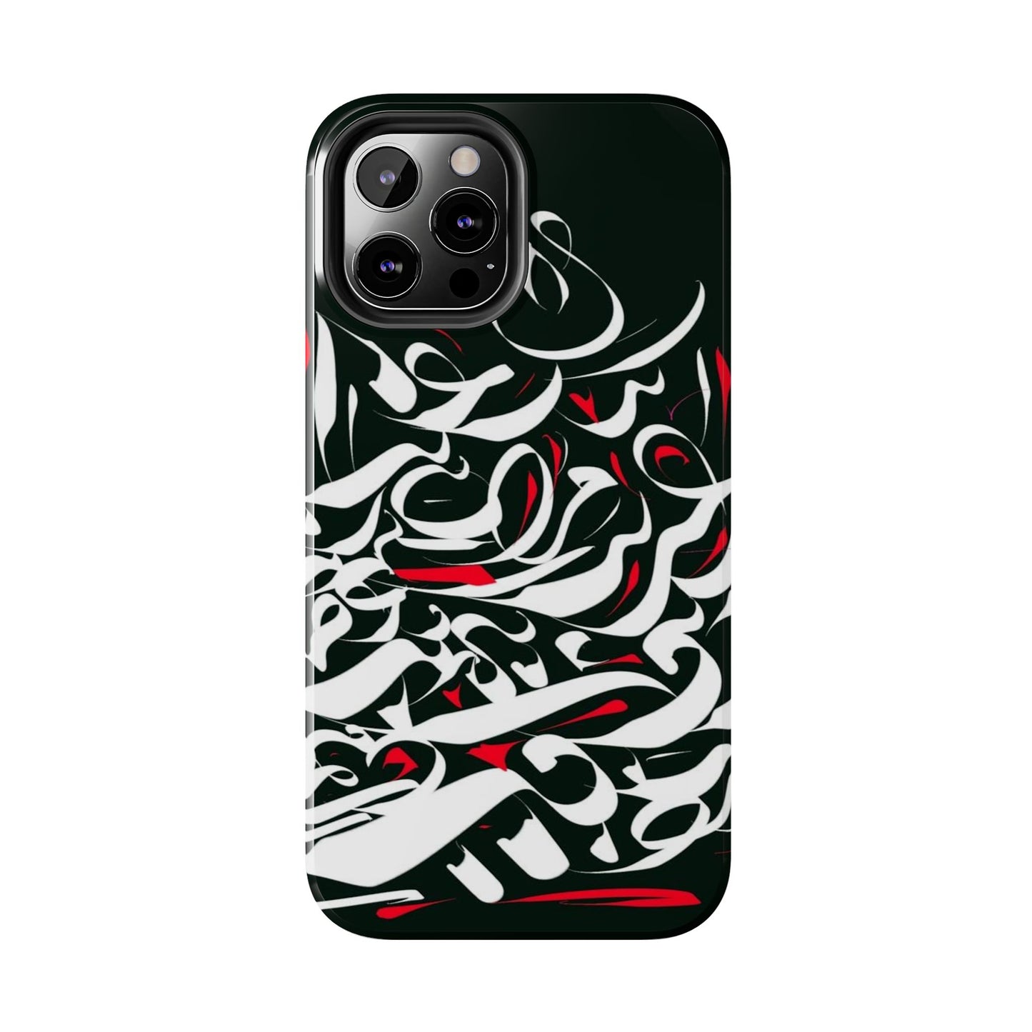 Phone Case Calligraphy Red Black White Tough Phone Case