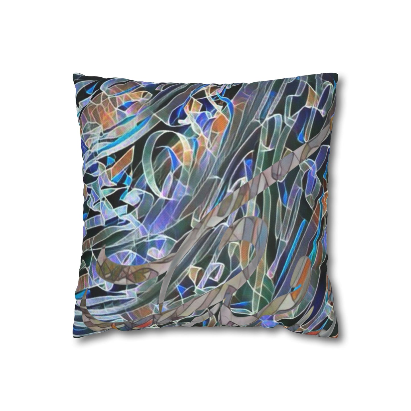 Modern art inspired beauty Faux Suede Square Pillow Cover l