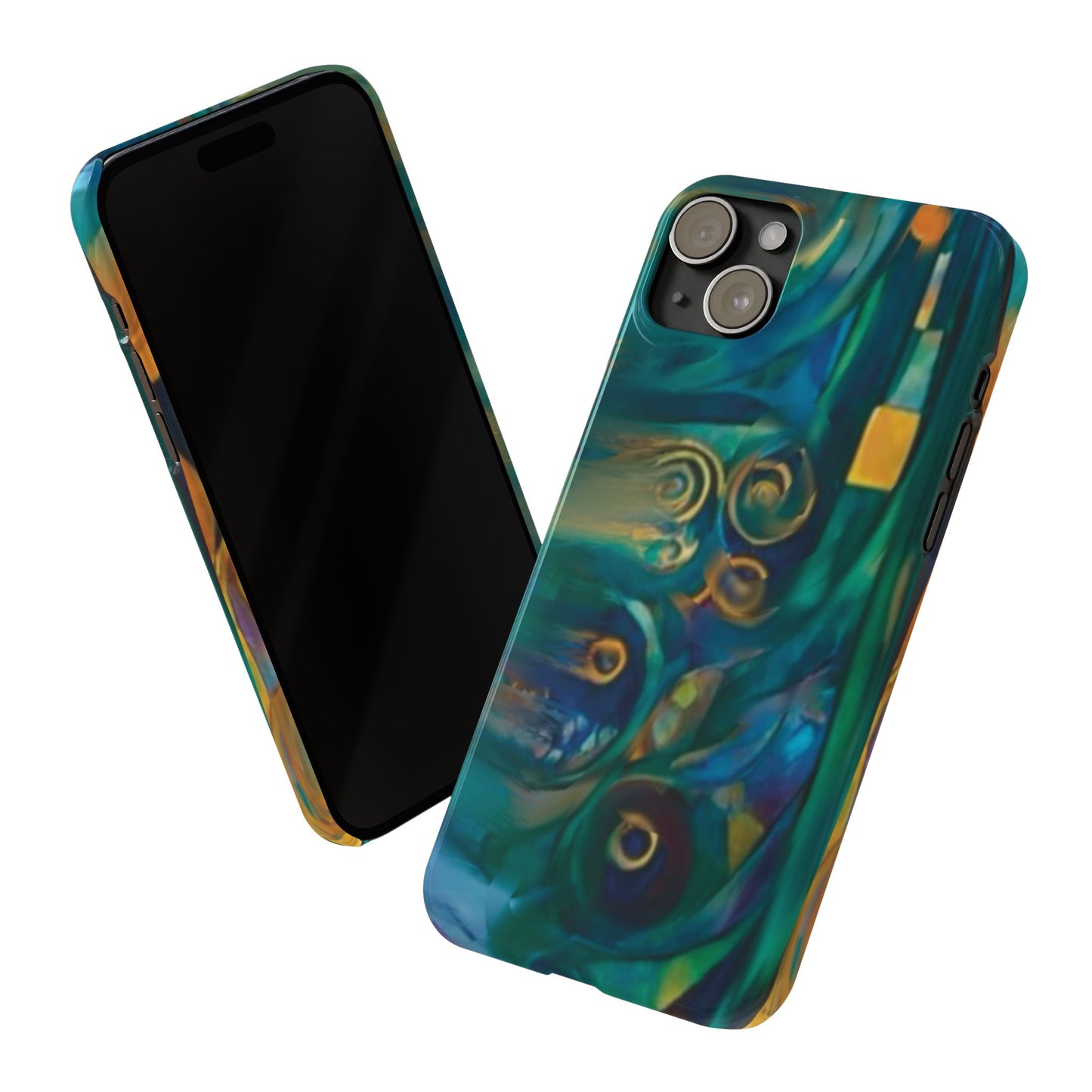 ' Modern Art Slim Phone Case -LOVE I-