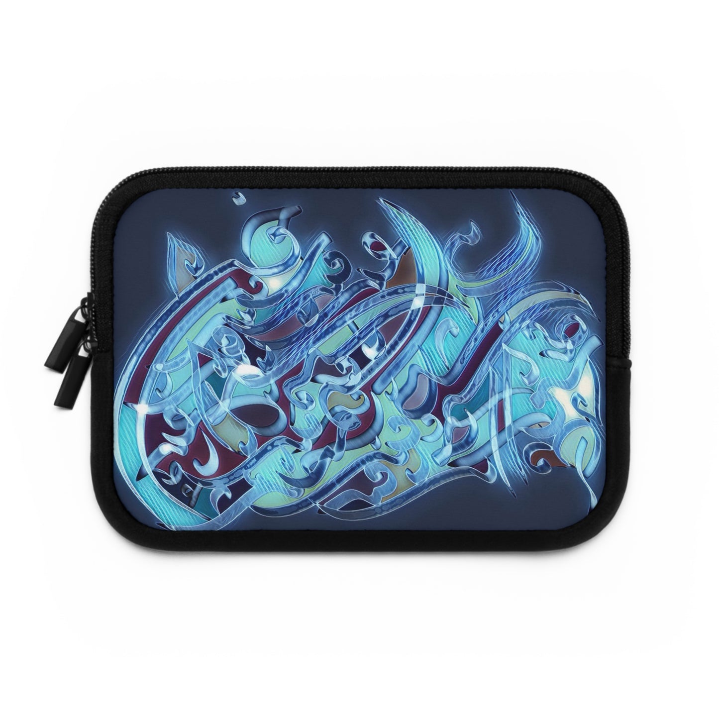 Laptop Sleeve -Modern Digital Calligraphy Art Design