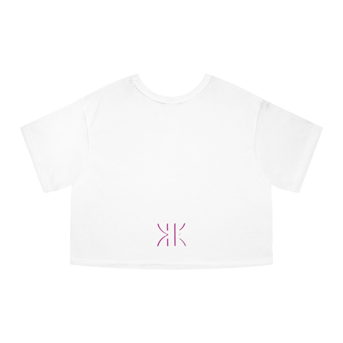 Kalli K X Champion Women's Cropped T-Shirt with Persian Calligraphy Art