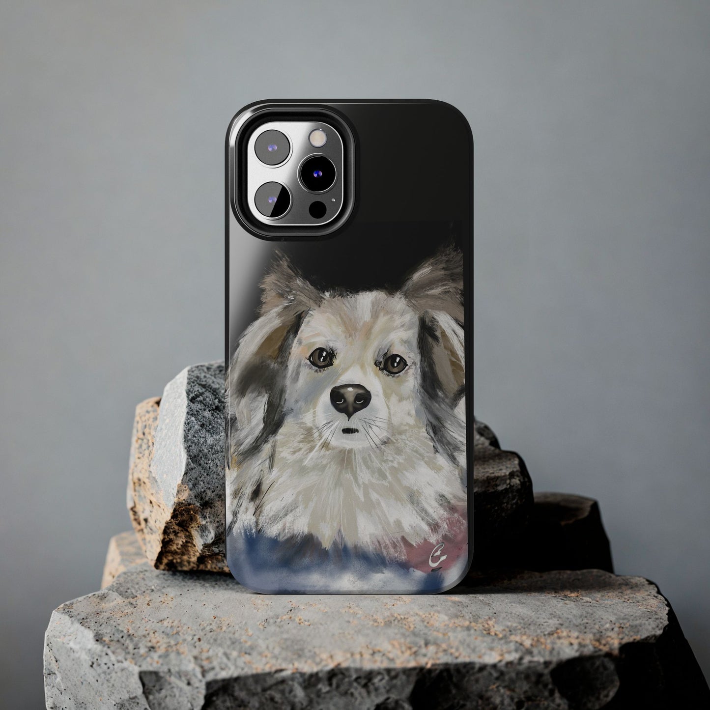 Dog Watercolor Tough Phone Case