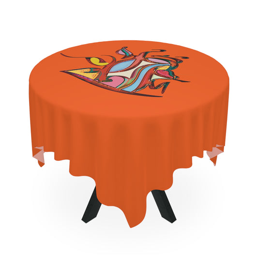 Copy of Copy of Copy of Vibrant Abstract Tablecloth for Modern Dining - Perfect for Gatherings & Celebrations