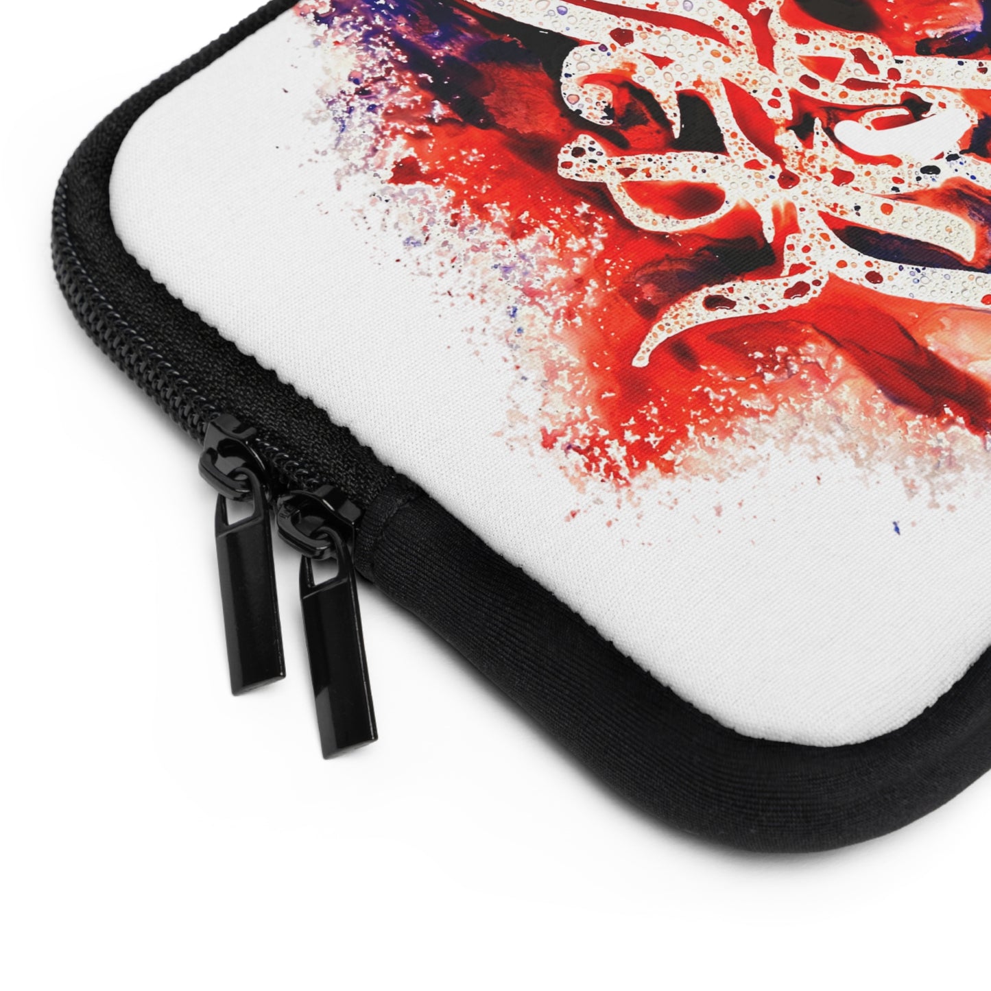 Candle hand-drawn Calligraphy  Laptop Sleeve