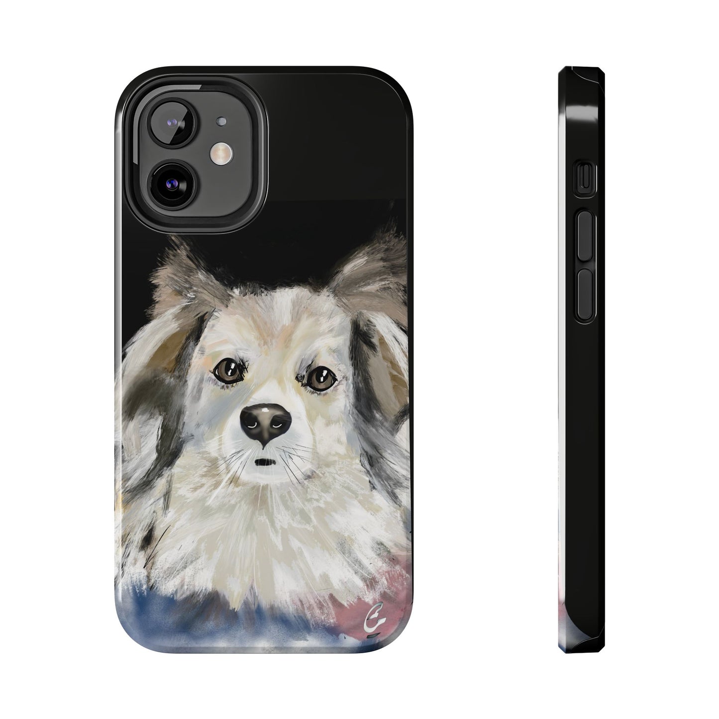 Dog Watercolor Tough Phone Case