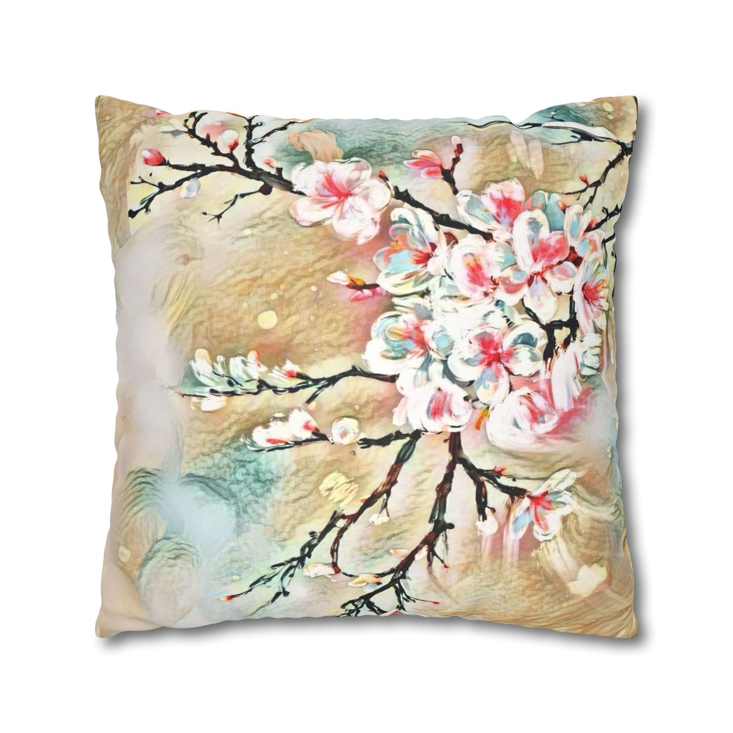 Spring Pillowcase - Modern Art Portrait Watercolour Design