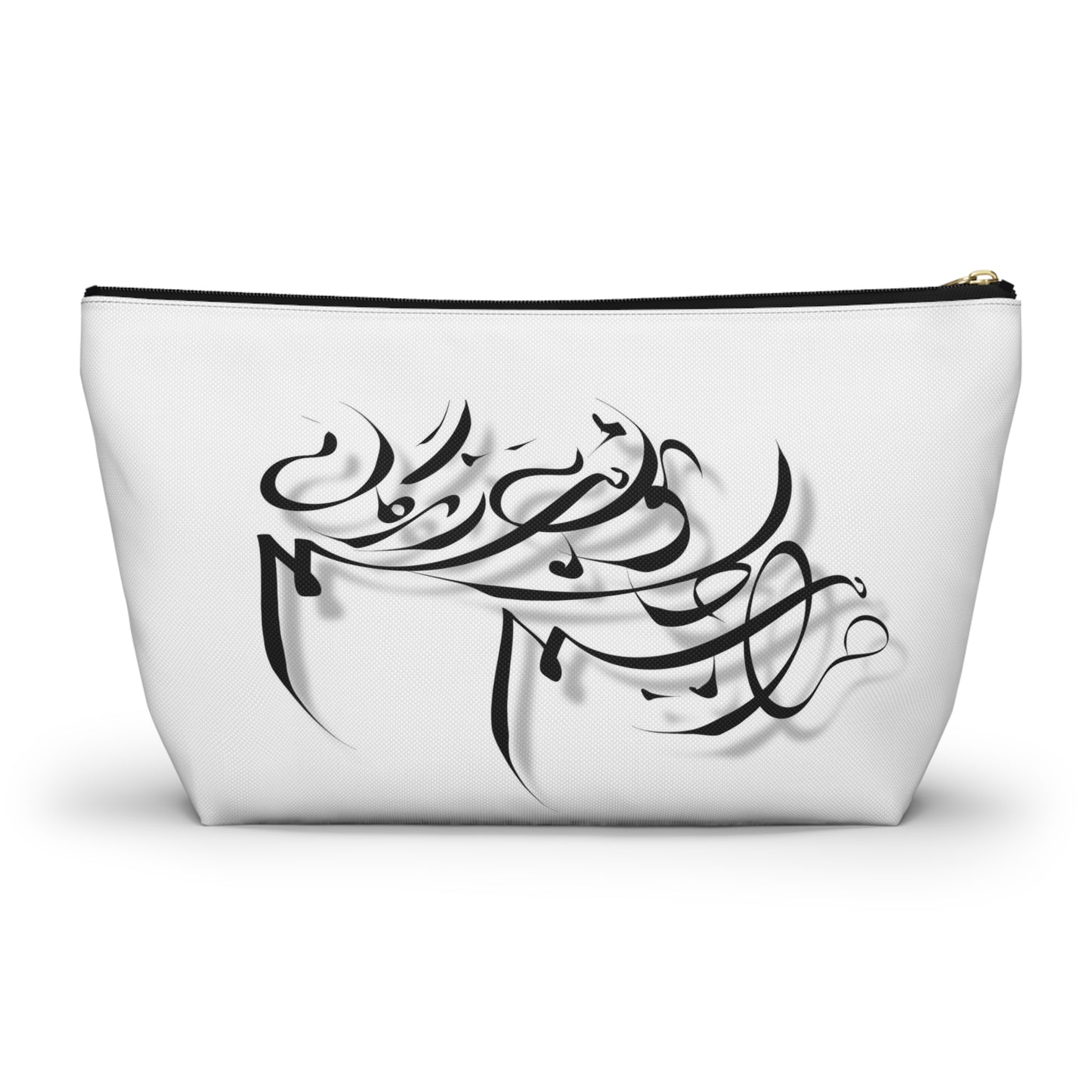 Modern calligraphy Accessory Pouch w T-bottom