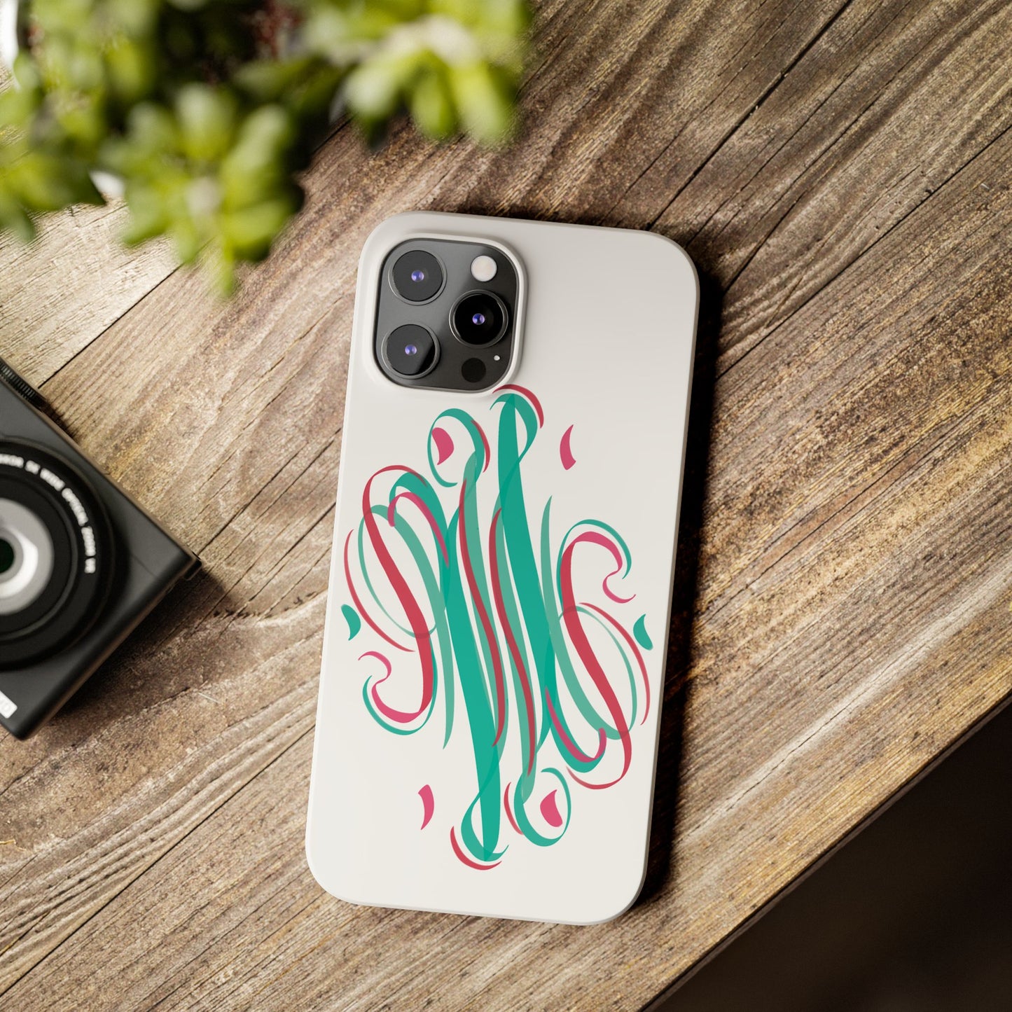 Spring inspired Modern Art  Slim Phone Case -,