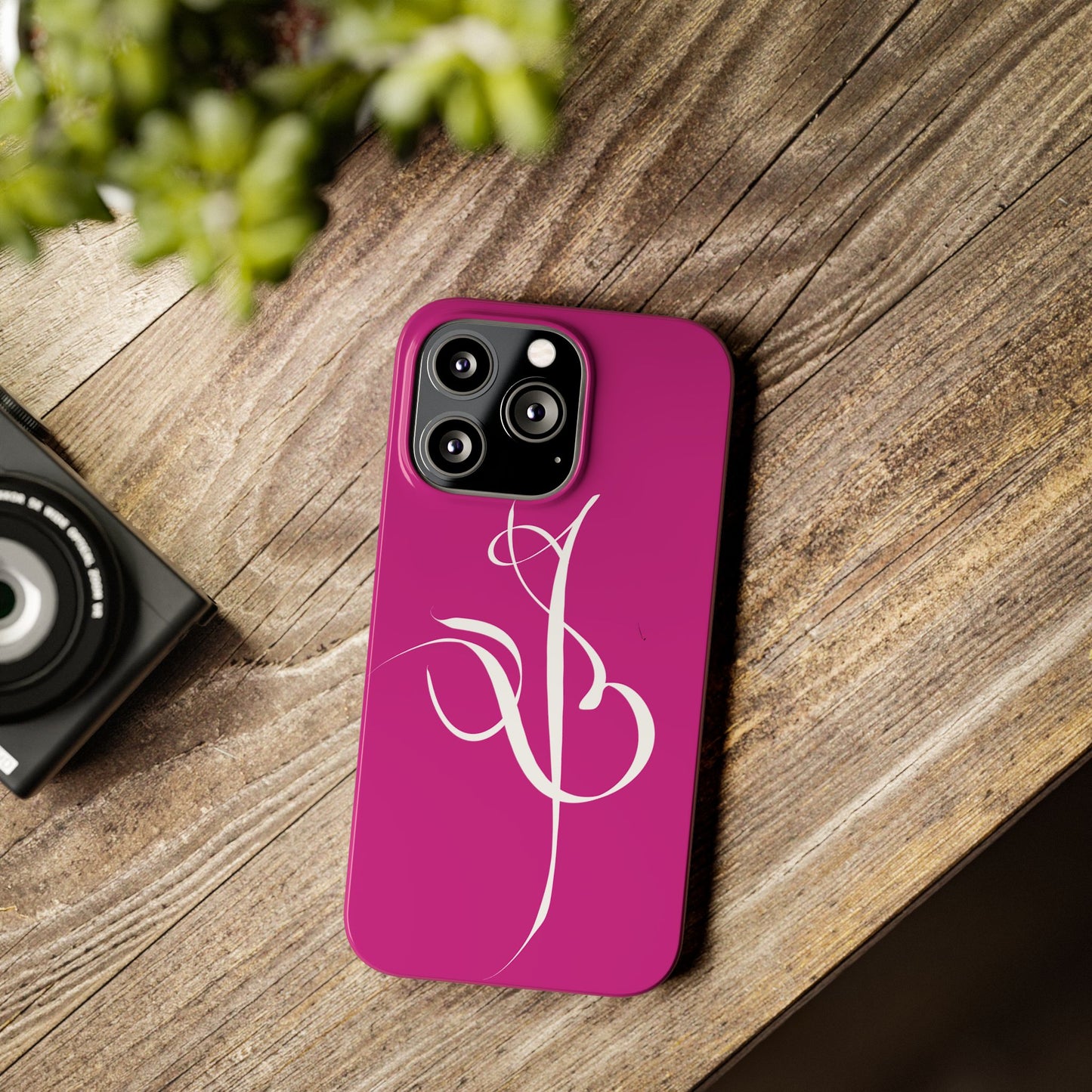 Modern Calligraphy Slim Phone Case -Eshgh (LOVE)