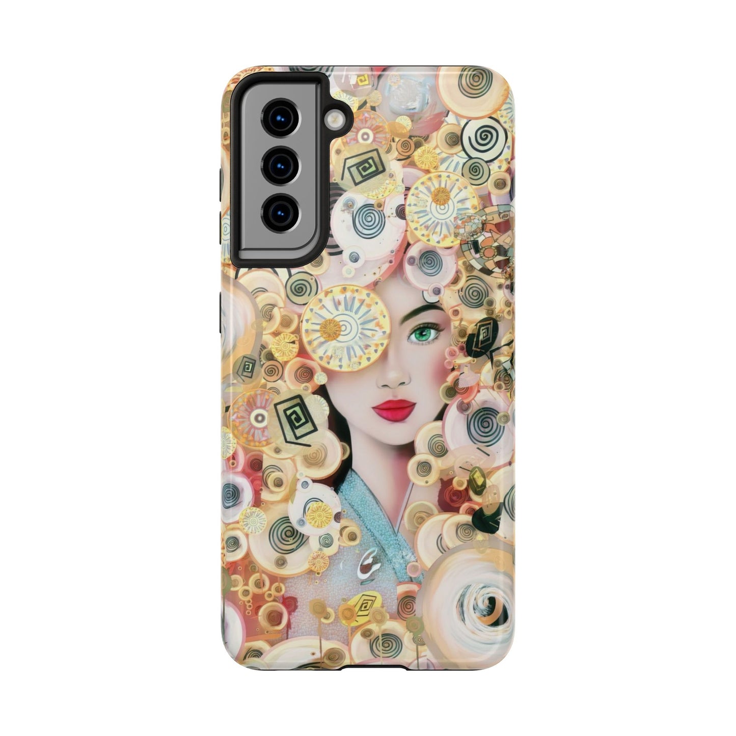 Phone Case - Persian Art Inspired Beautiful Girl Design