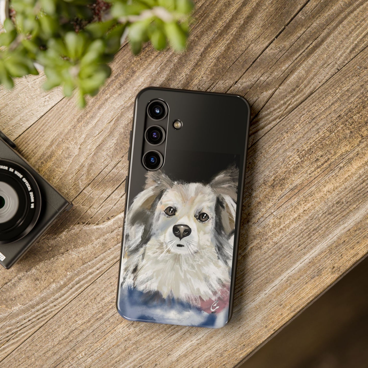 Dog Watercolor Tough Phone Case