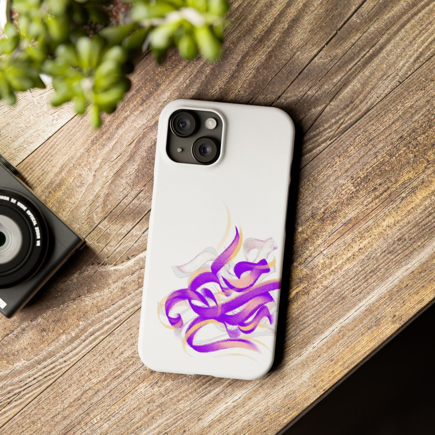 Copy of ' Modern Art  Slim Phone Case-Lily