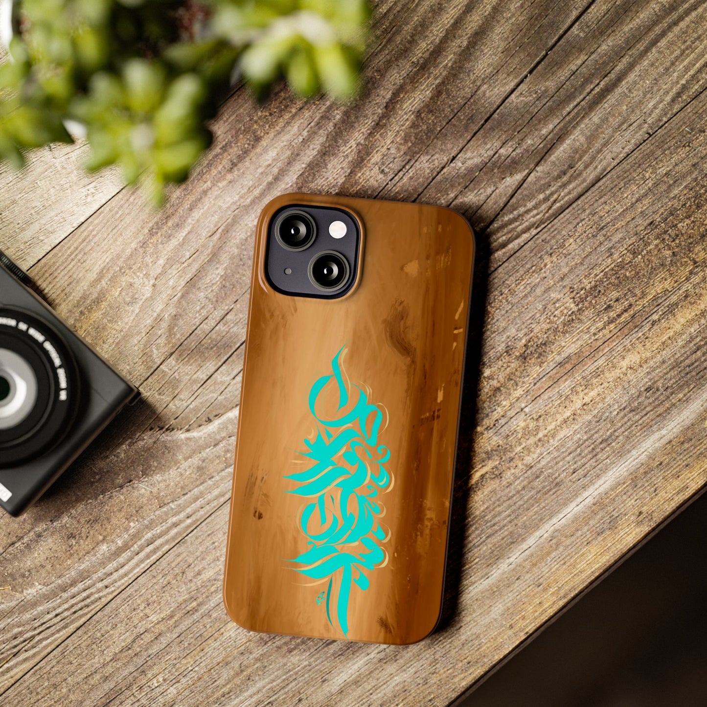 Modern Art  Slim Phone Case -LOVE