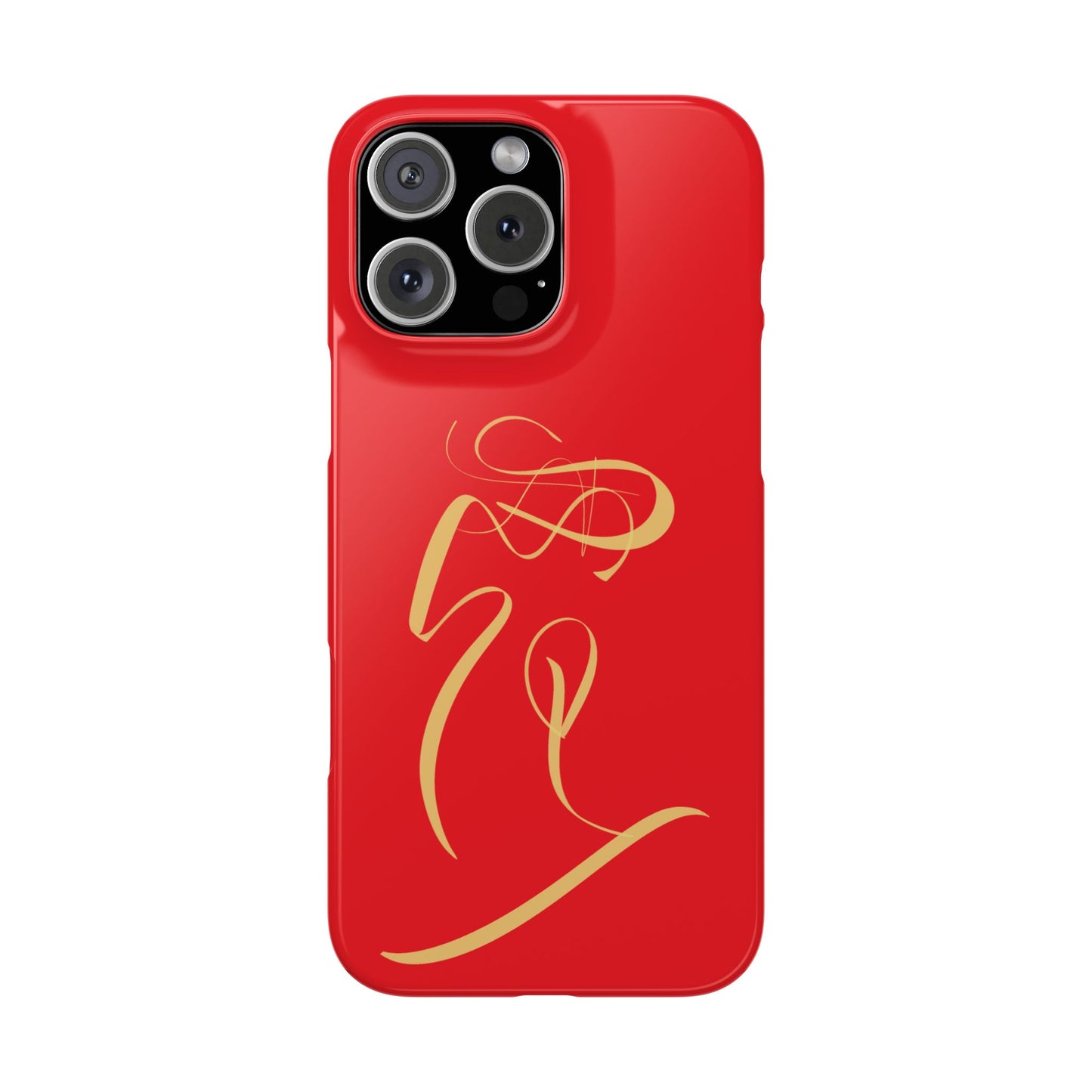 Modern Calligraphy Slim Phone Case -LOVE