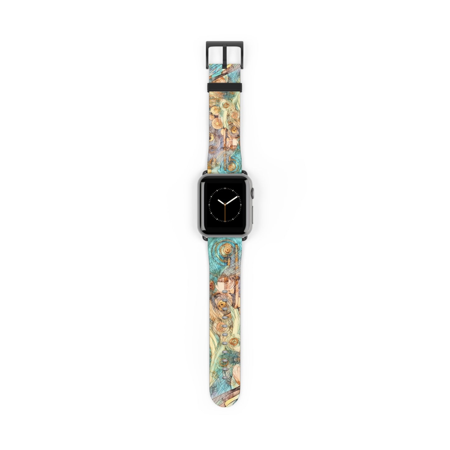 Artistic Floral Watch Band - Elegant Design for Everyday Wear