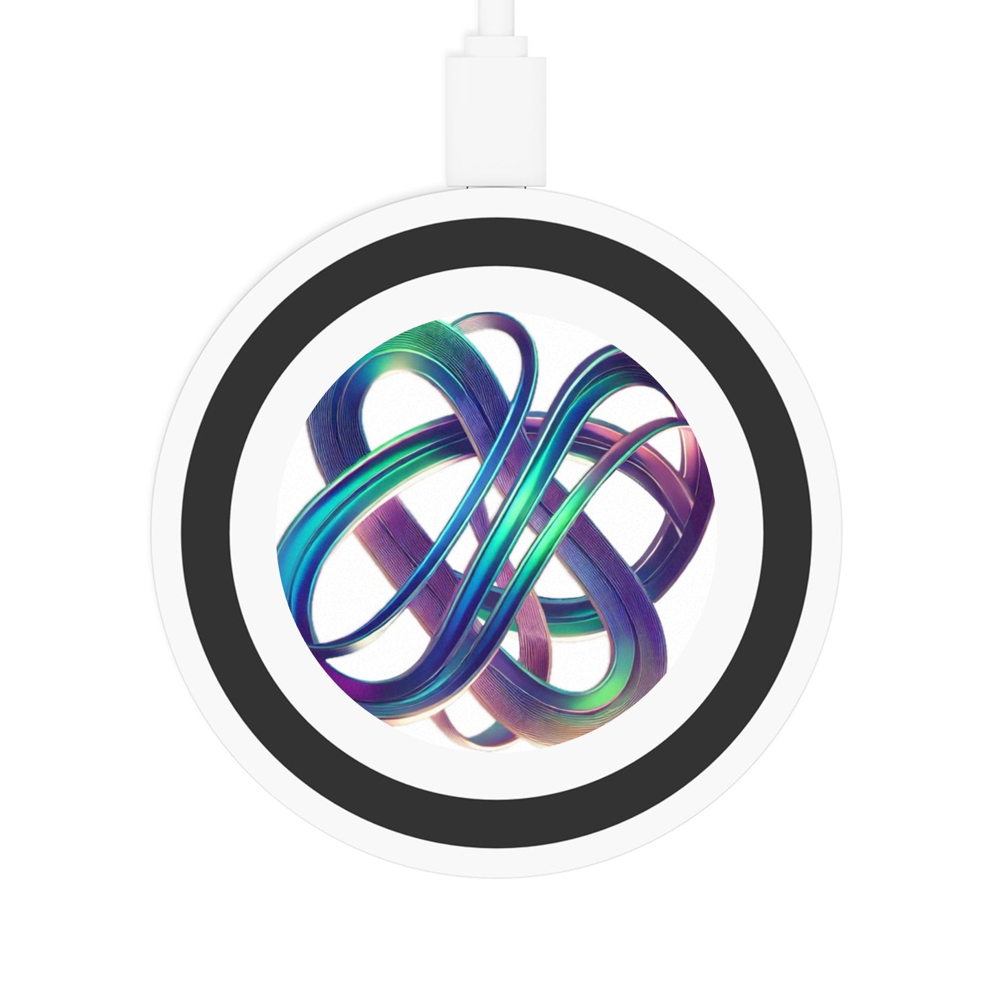 Abstract Design Wireless Charging Pad