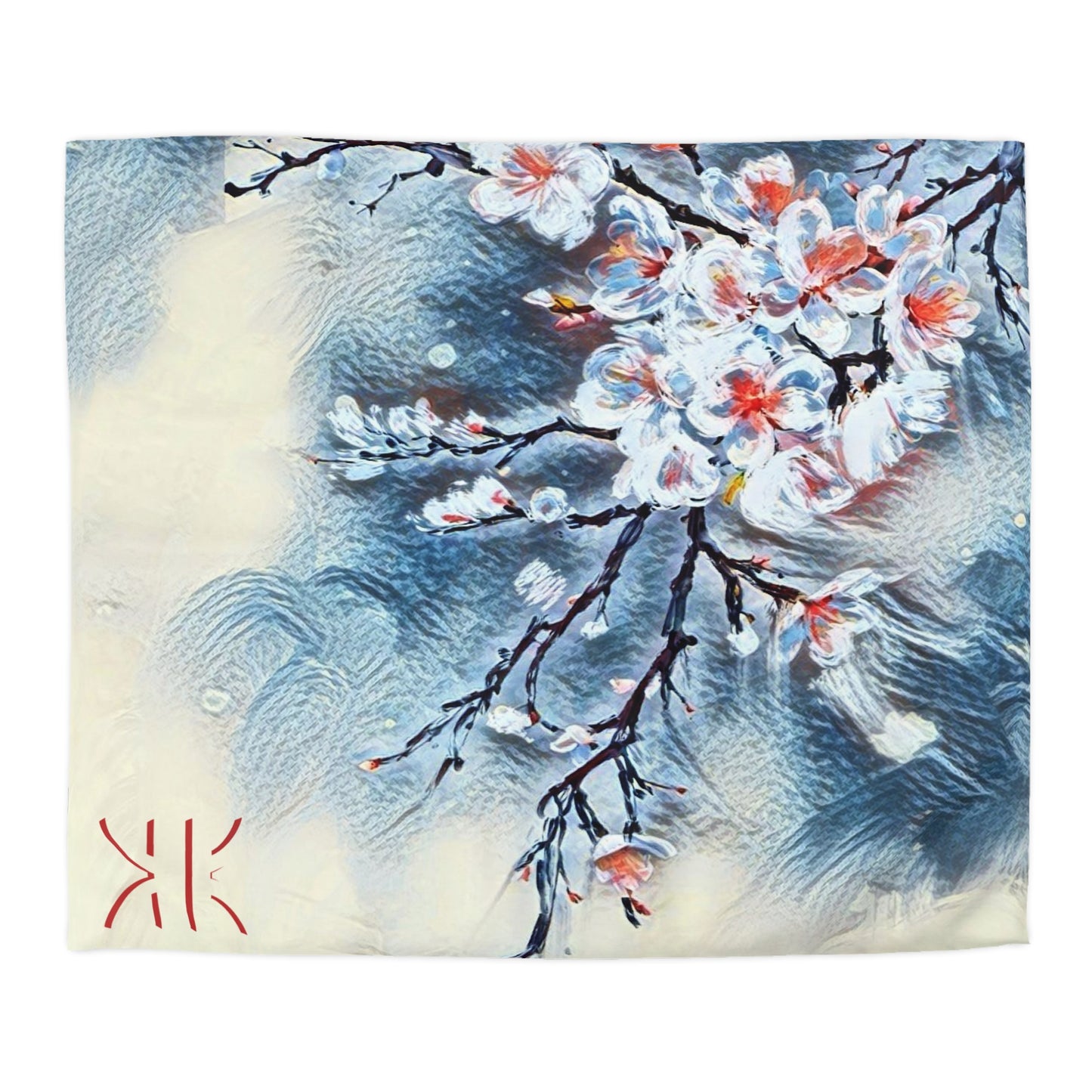 Copy of Blossom Serenity Microfiber Duvet Cover – Elegant Floral Bedding for Cozy Bedrooms