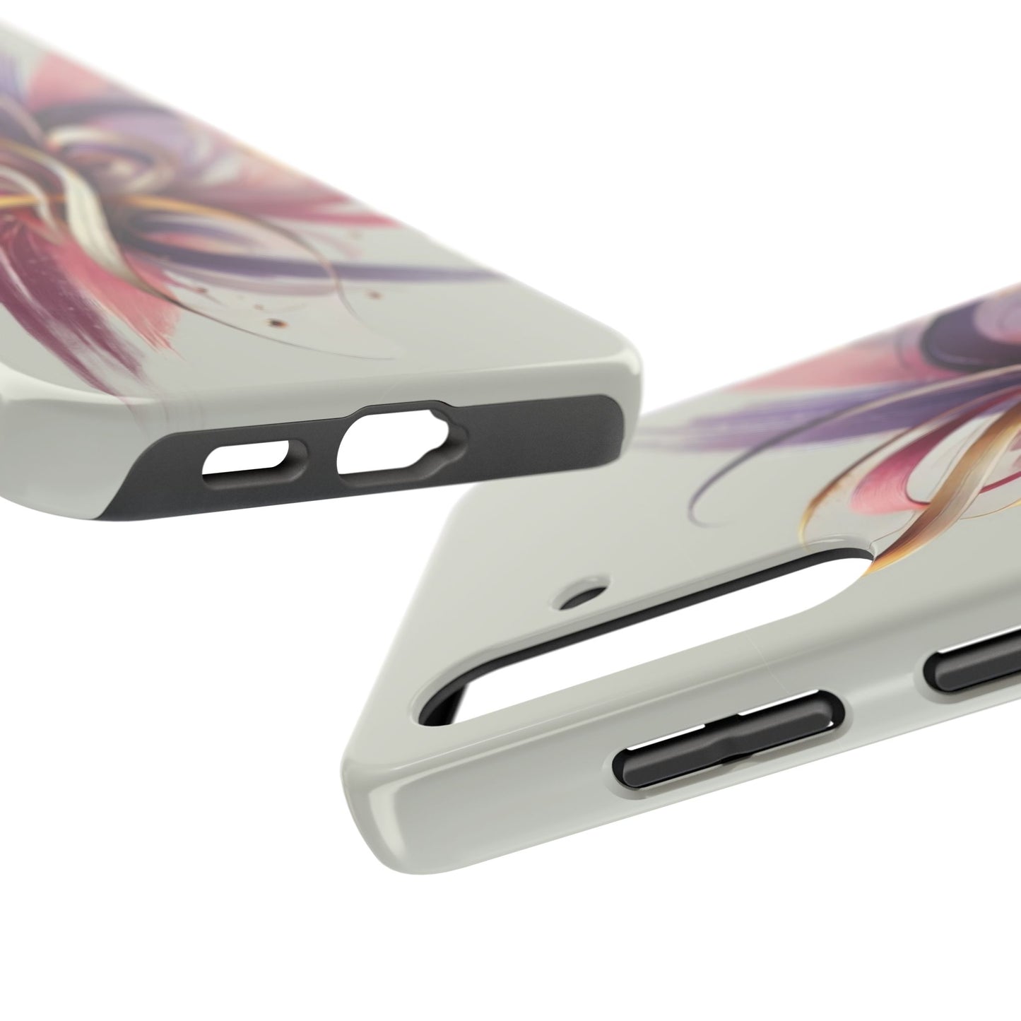 Phone Cases - Colorful Calligraphy Flower Chic Stylish Design