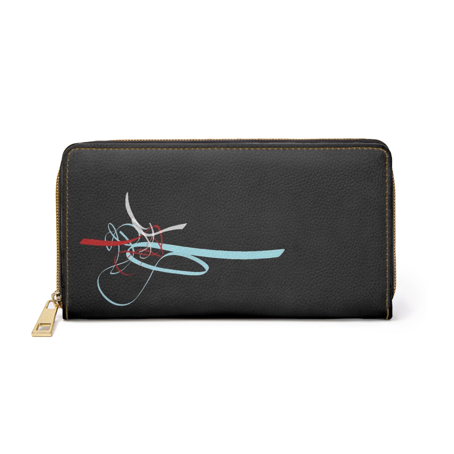 Calligraphy Zipper Wallet