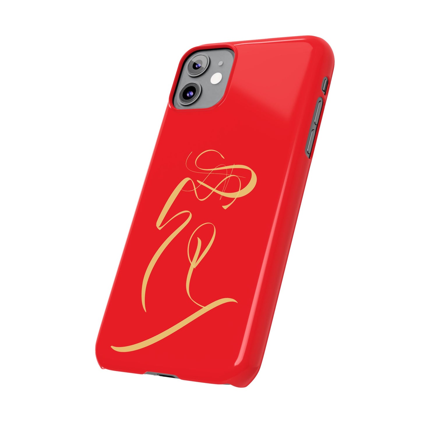 Modern Calligraphy Slim Phone Case -LOVE