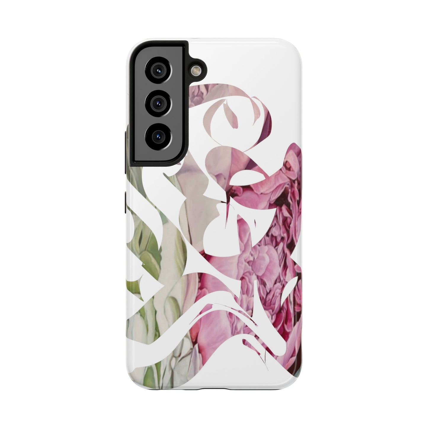 Phone Case - Garden Persian Calligraphy Design in Grey