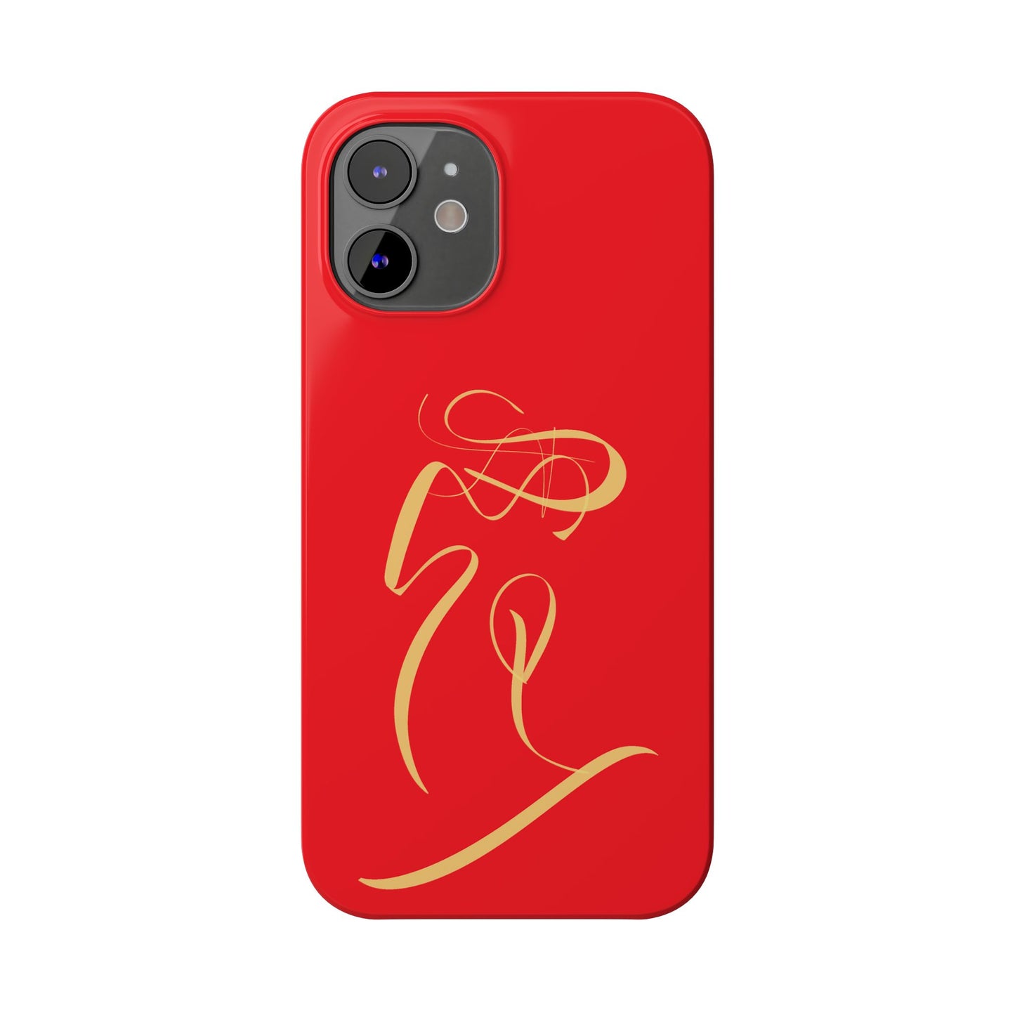 Modern Calligraphy Slim Phone Case -LOVE