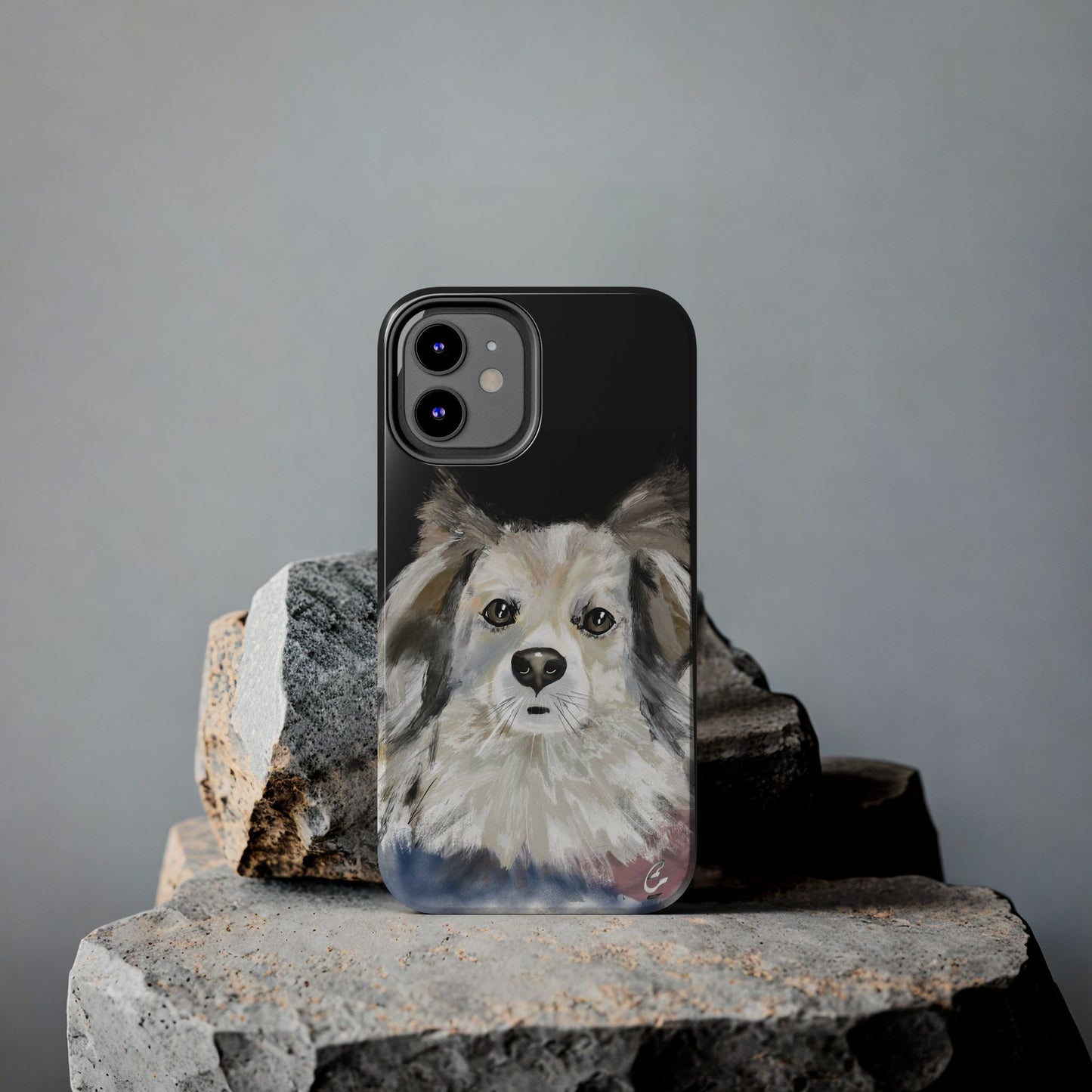 Dog Watercolor Tough Phone Case