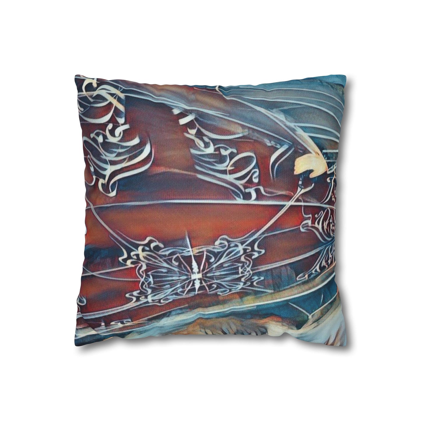 Square Pillowcase - Modern Art Watercolour Design