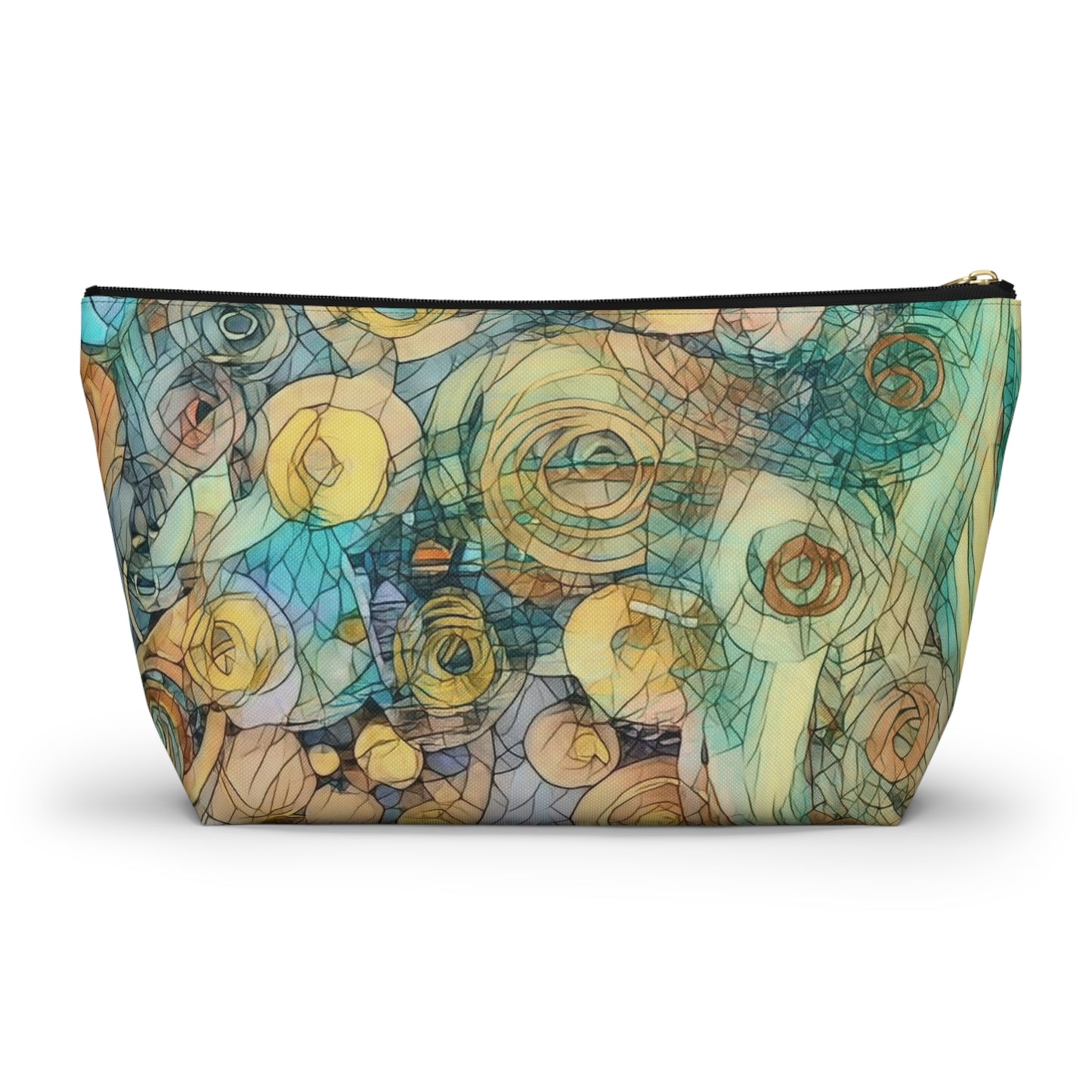 Ethereal Swirls Accessory Pouch w T-bottom