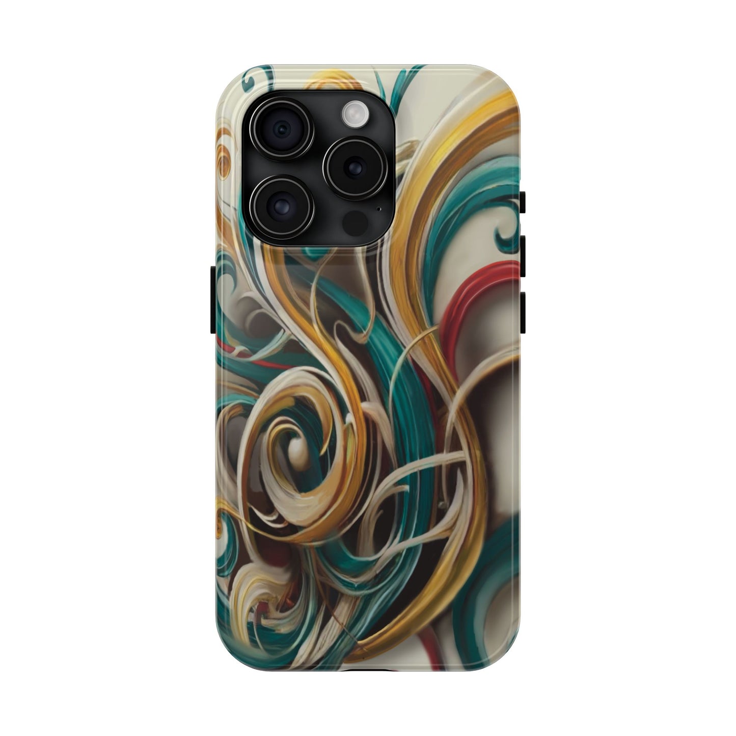 Marble Abstract Phone Case Calligraphy