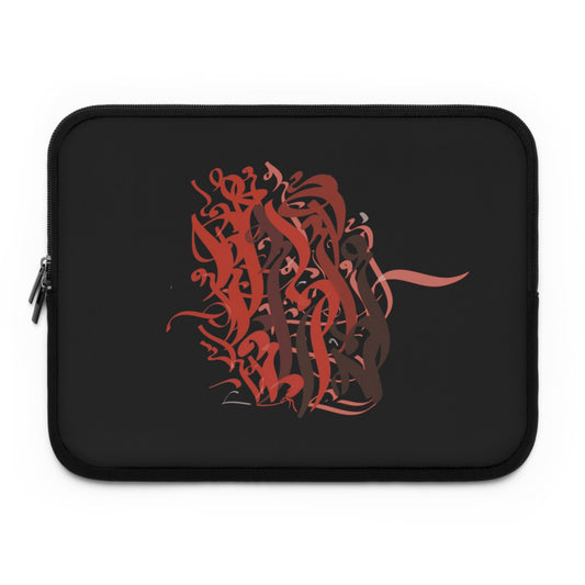 Laptop Sleeve - Modern Calligraphy  Design