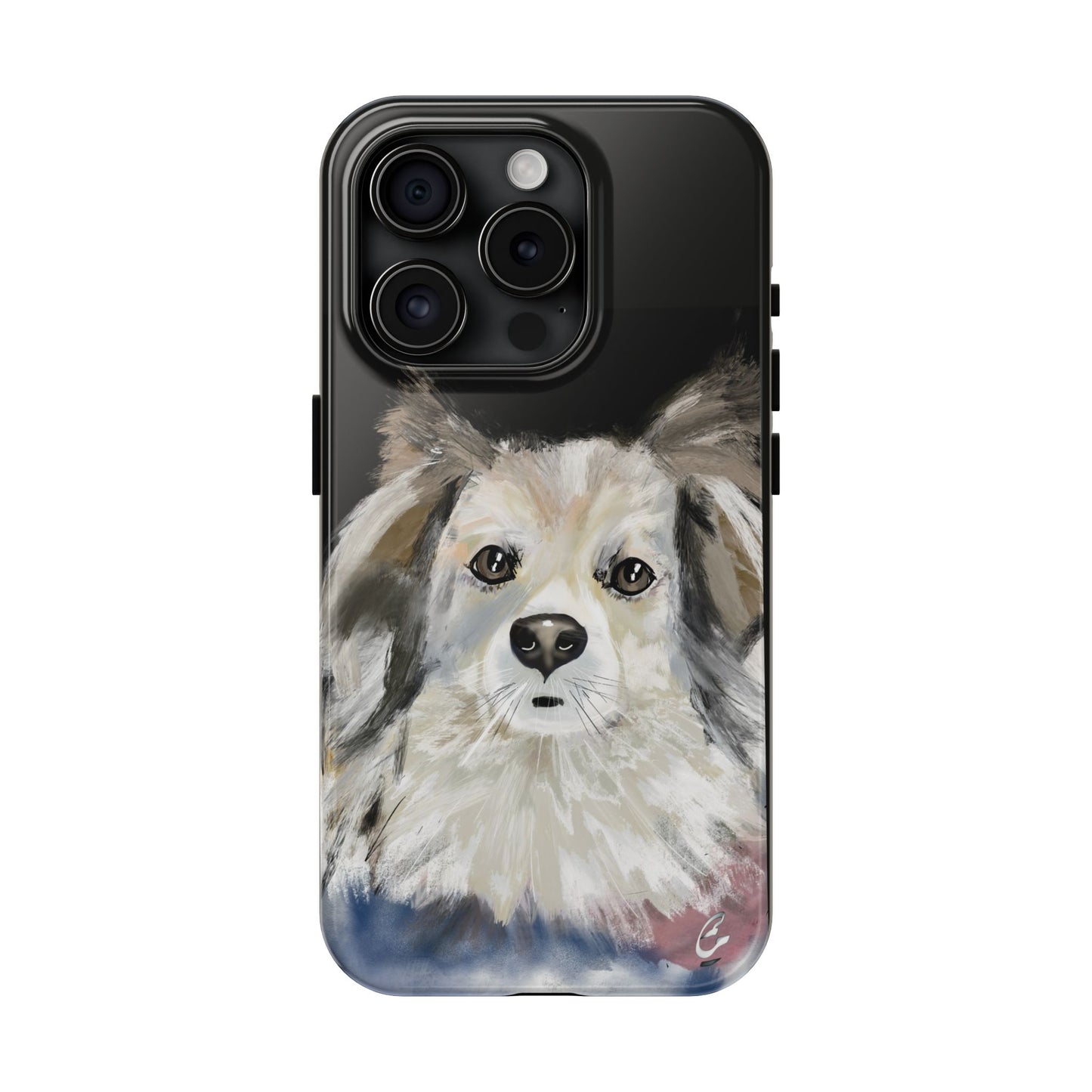 Dog Watercolor Tough Phone Case