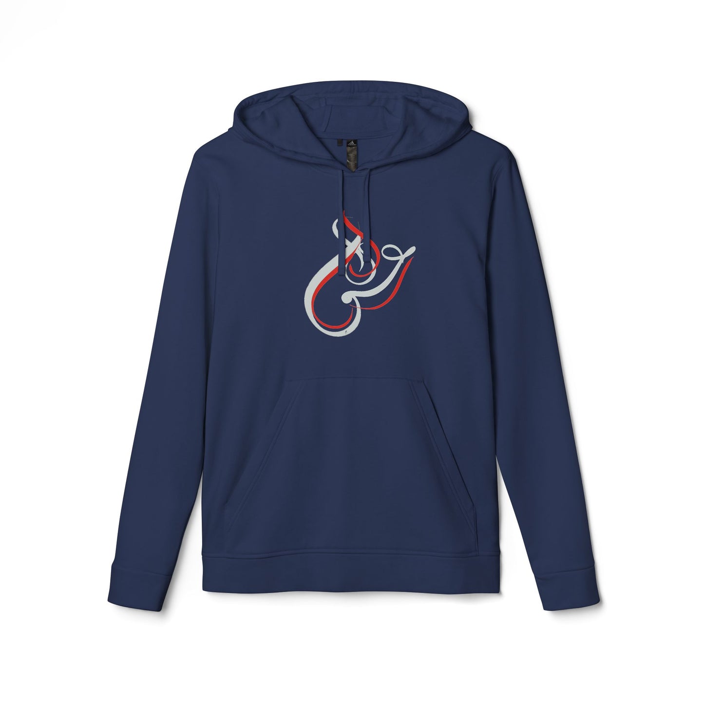 Kalli K X Adidas Unisex Fleece Hoodie- modern calligraphy.