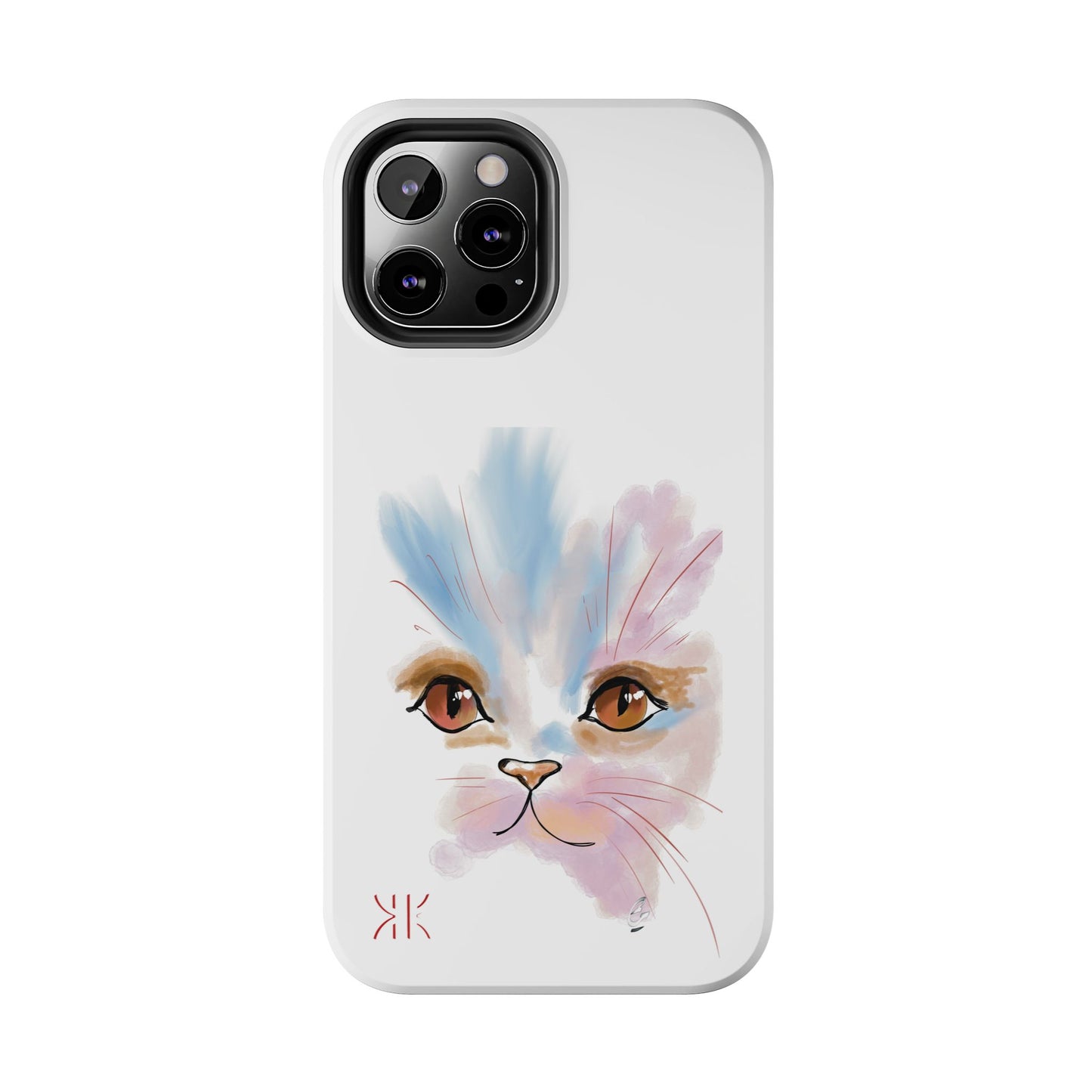 Cat Watercolour Tough Phone Case /